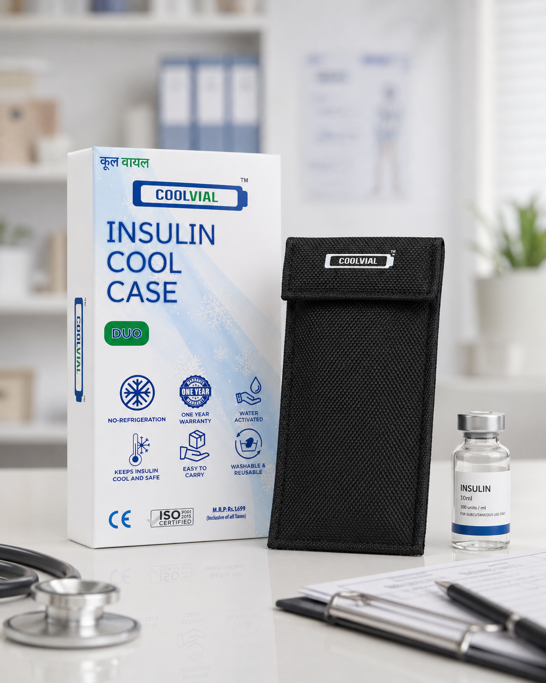 COOLVIAL™ Insulin Case Medical Grade India