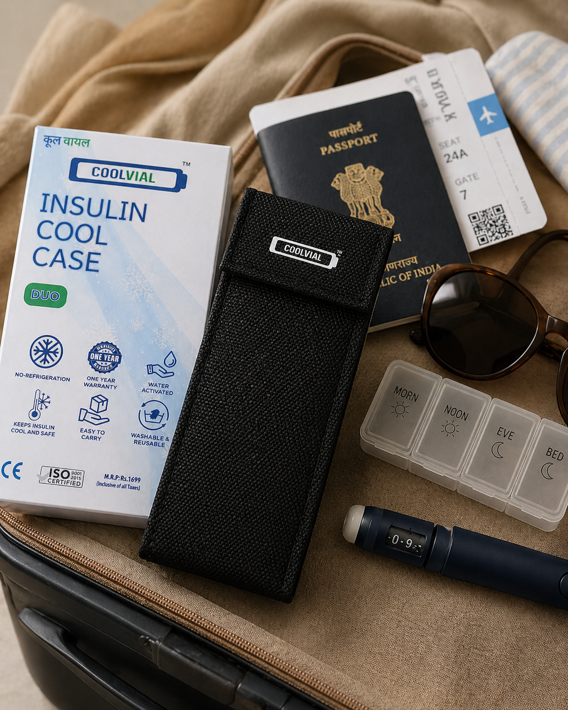 COOLVIAL™ Insulin Case for Travel India